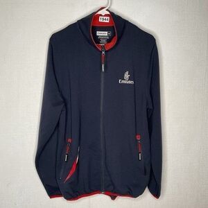 Emirates Official Licensed Product Full Zip Sweatshirt Men Size Medium